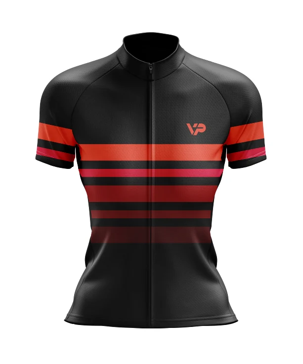 Women's Red Lines Cycling Jersey