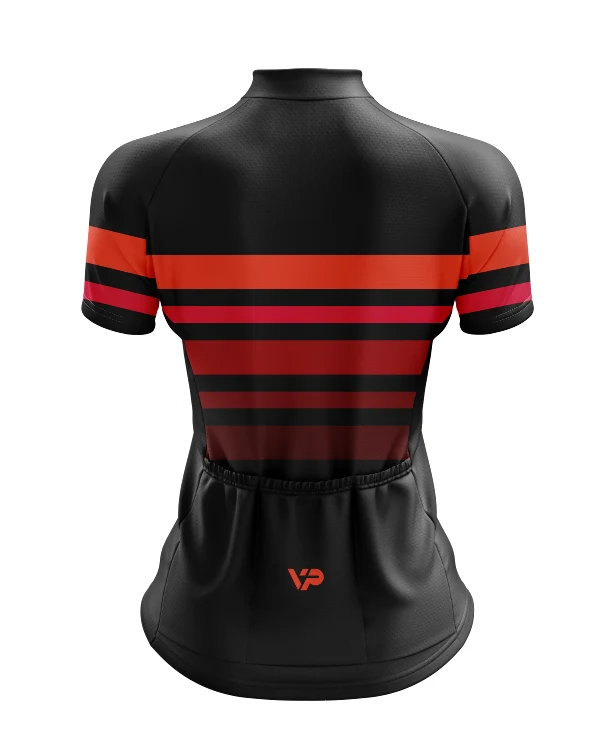 Women's Red Lines Cycling Jersey