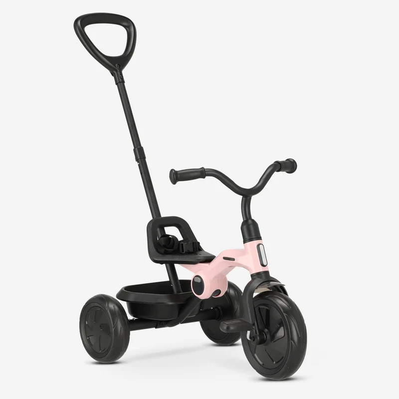 Drifter Driewieler met duwstang Roze