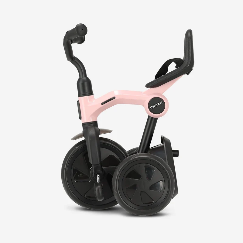 Drifter Driewieler met duwstang Roze