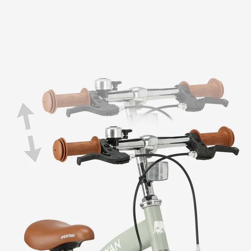 Luxus Kinderfahrrad 12 Zoll - 3 in 1 - Laufrad Grün