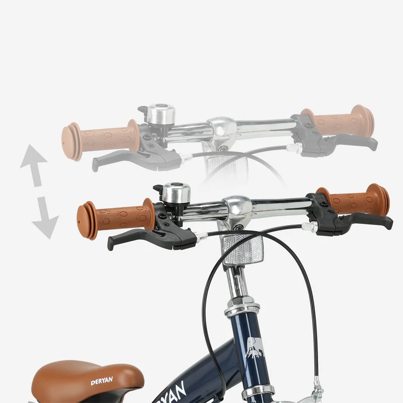 Luxus Kinderfahrrad 14 Zoll - 3 in 1 - Balance Fahrrad Blau