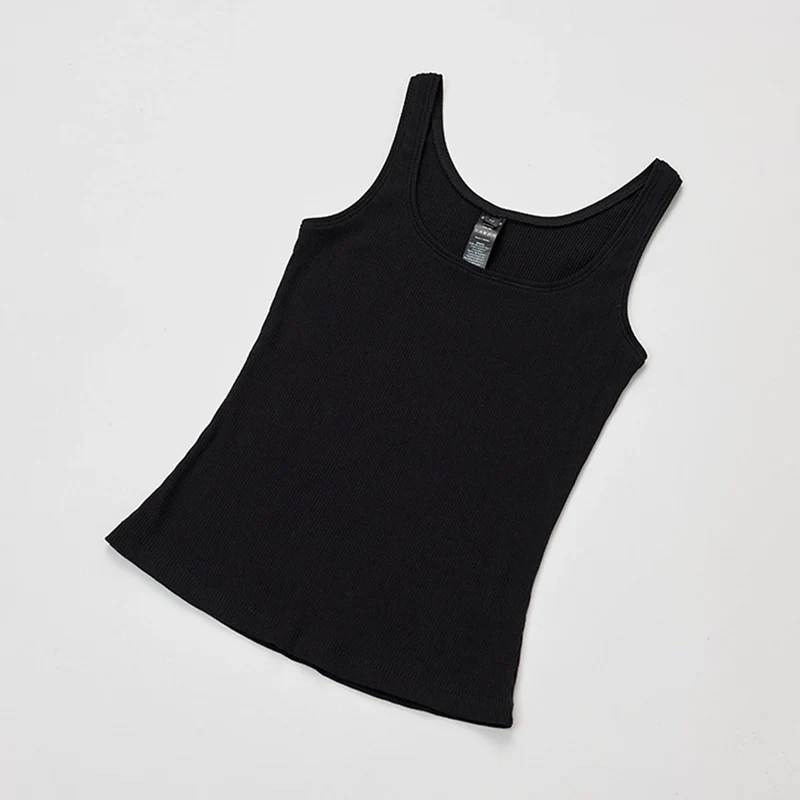 Ripp Tank Top Damen | Weiß