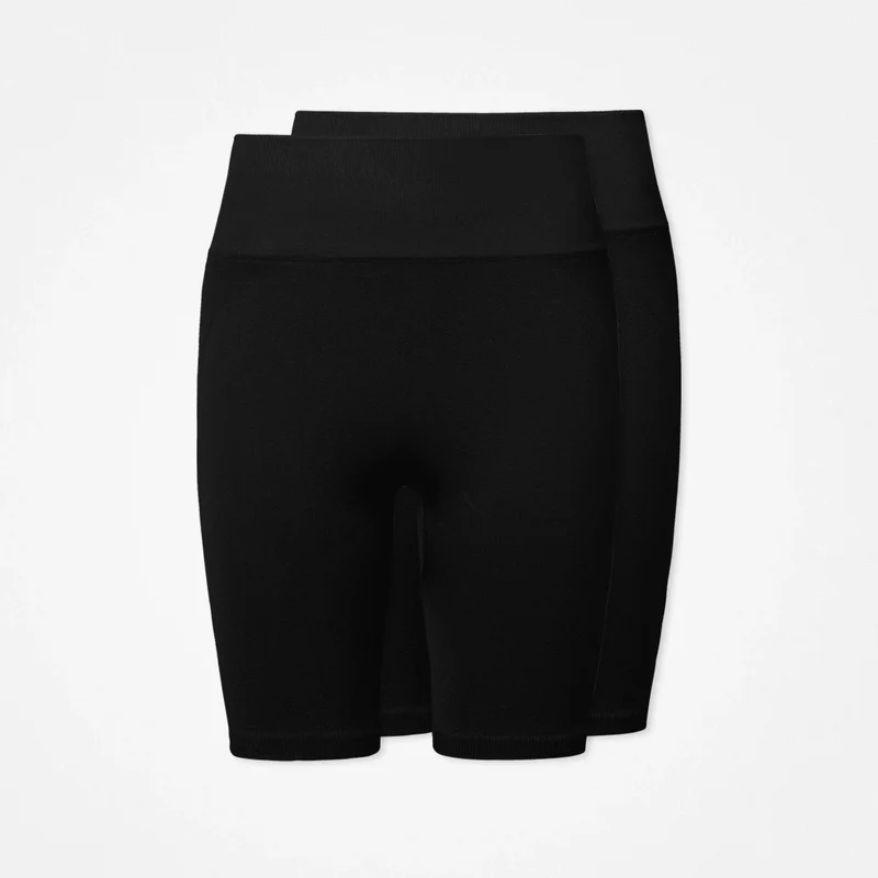 Booty Scrunch Shorts Damen | Schwarz