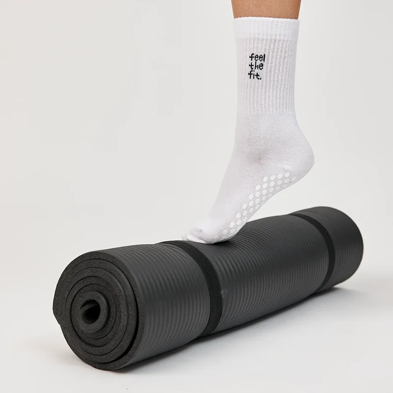 Pilates Socken | Schwarz (Logo)
