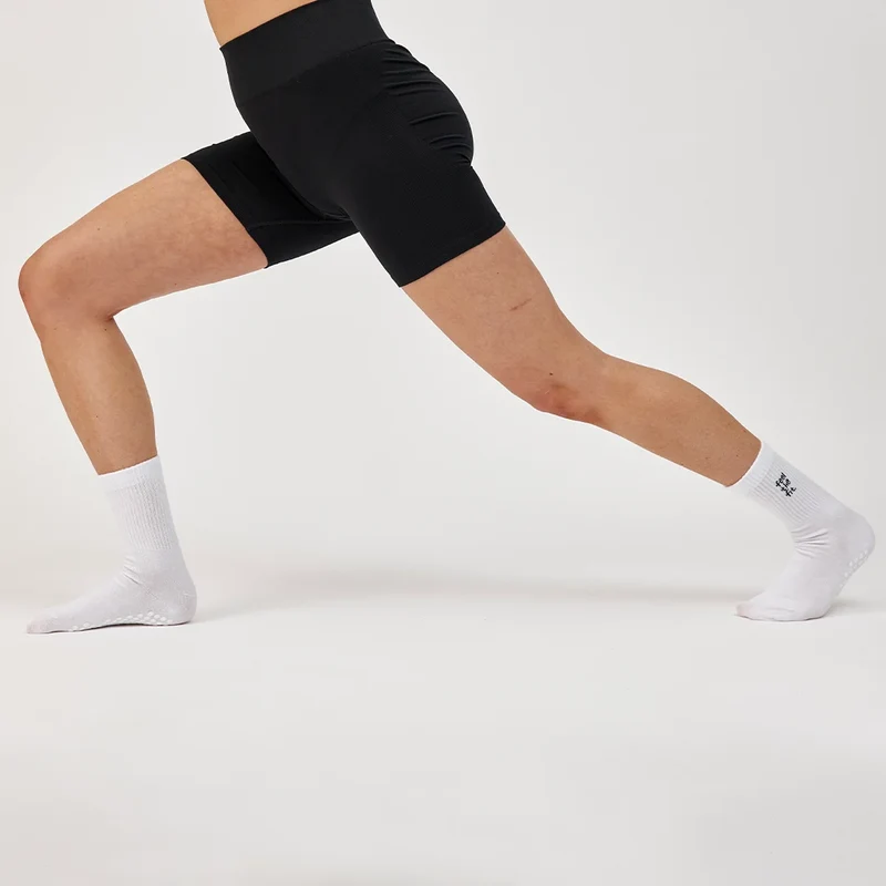 Pilates Socken | Schwarz (Logo)