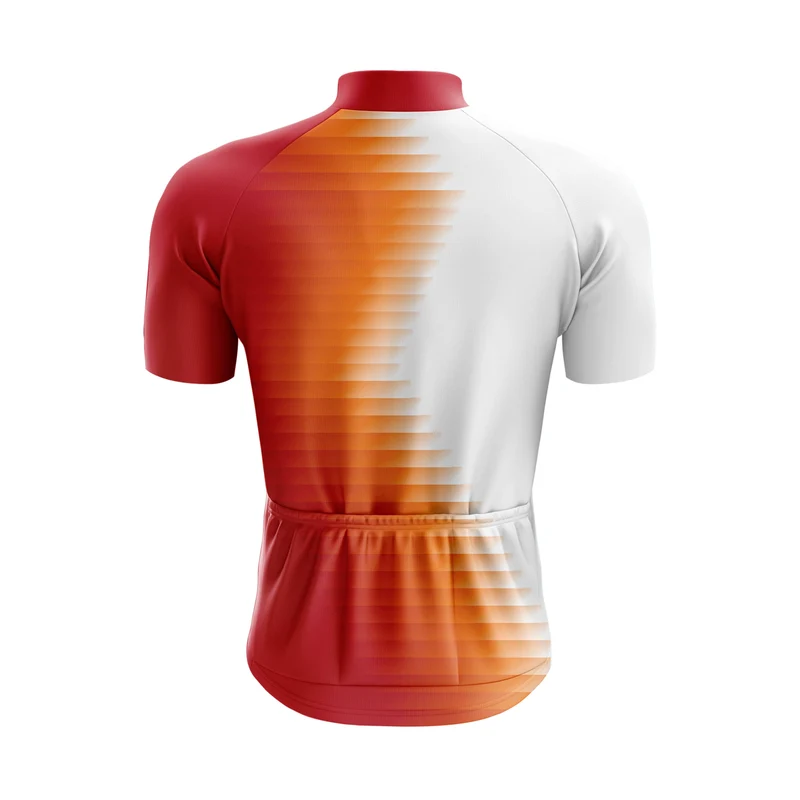 Custom Orange Cycling Jersey or Bib Shorts