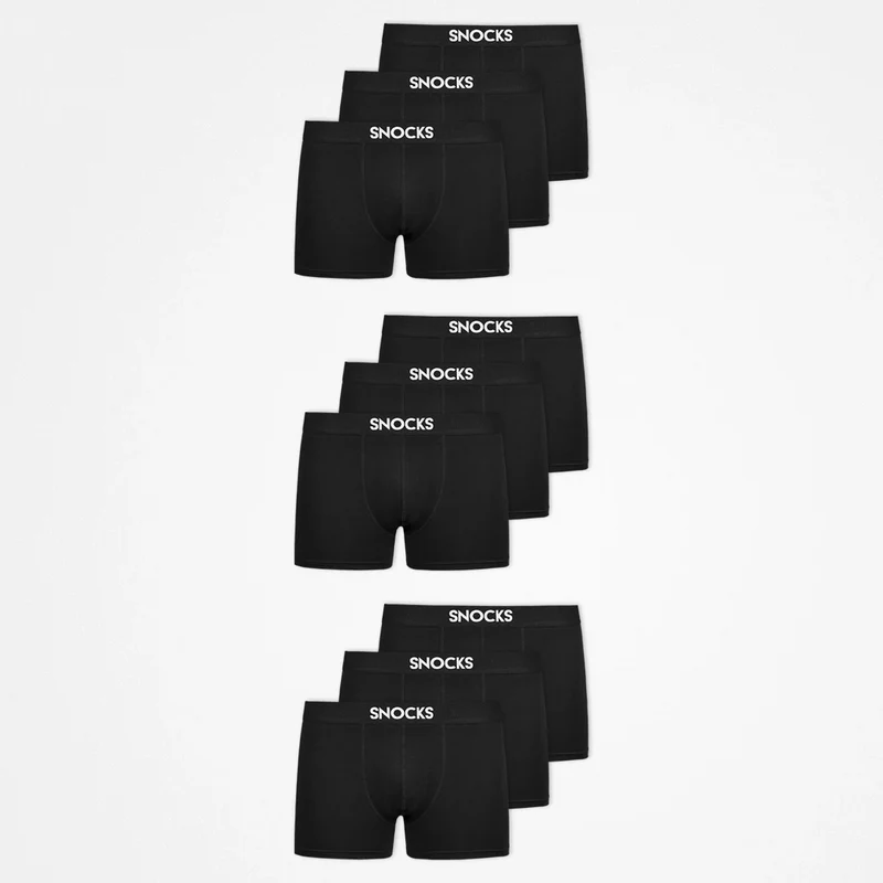 Premium Boxershorts aus Bambus | Schwarz