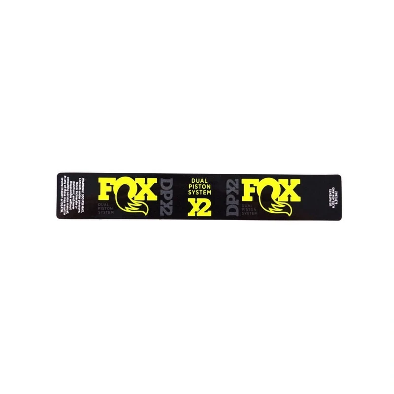 FOX Float DPX2 Decal | Dual Travel 2 Decal Airsleeve | Large