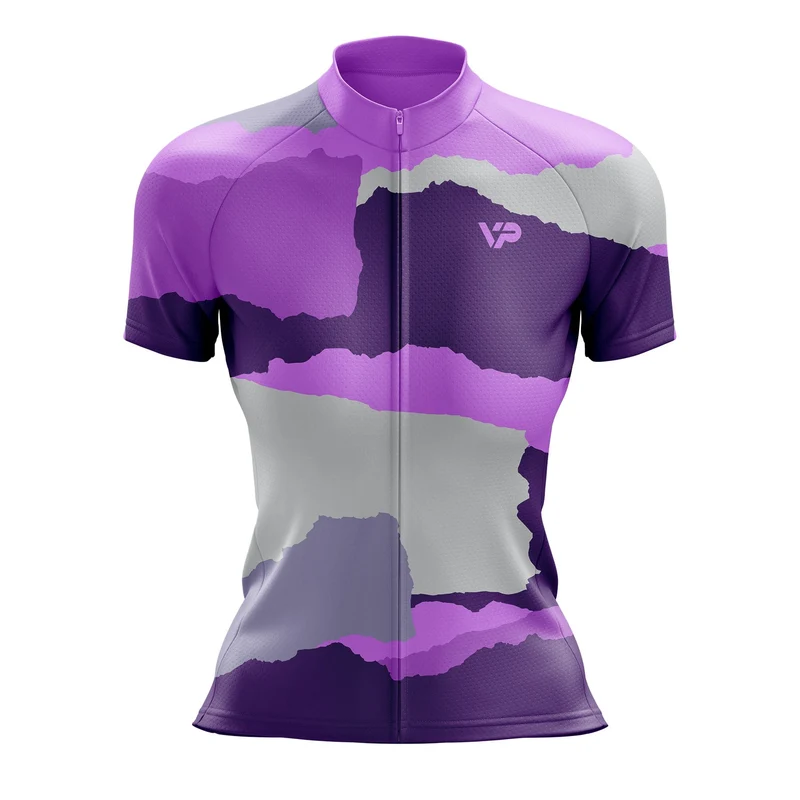 Women's Purple Cycling Jersey W2
