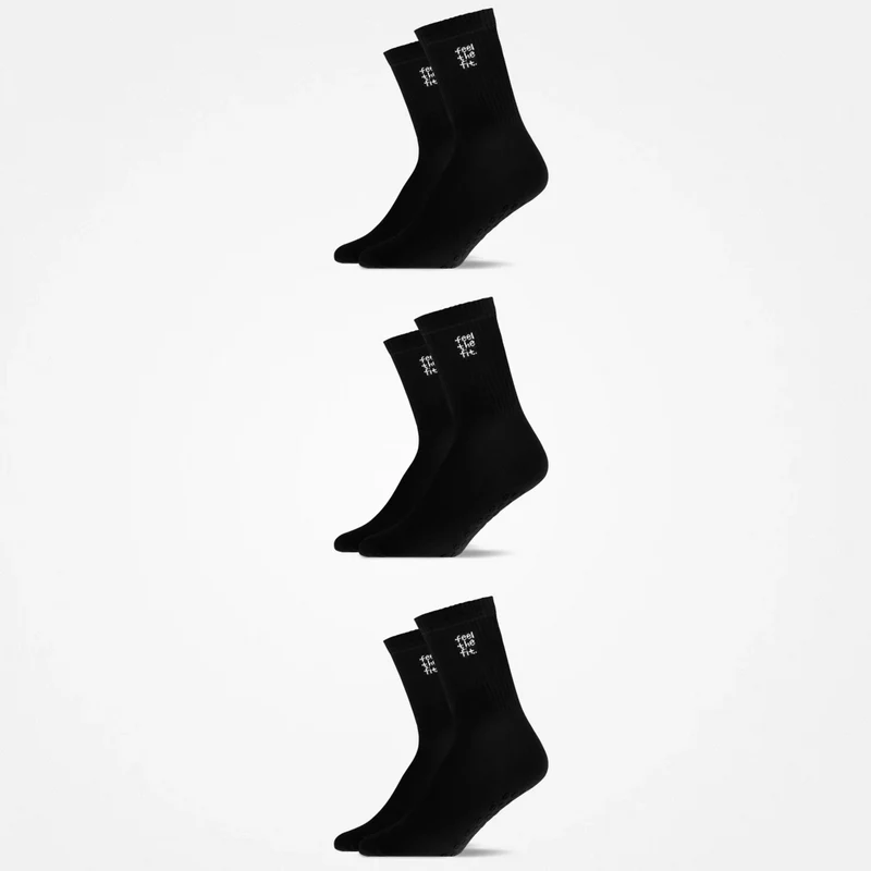 Pilates Socken | Schwarz