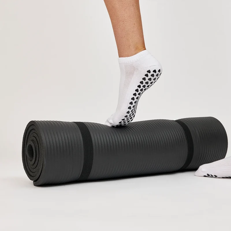Pilates Socken knöchellang | Schwarz