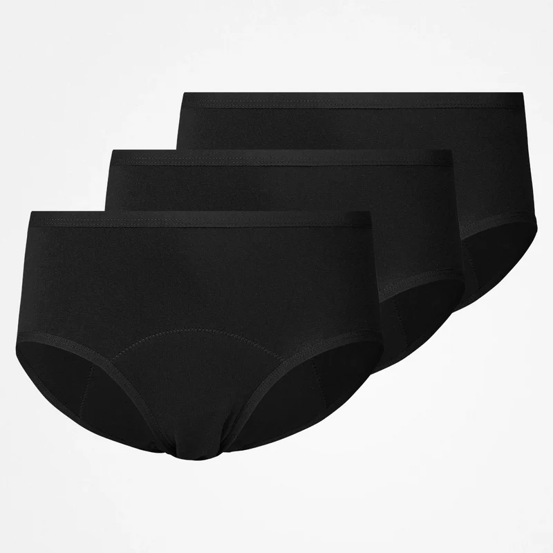 SNOCKS x femtis Period Panty - LENE Hipster | Schwarz