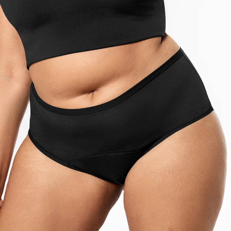 SNOCKS x femtis Period Panty - JULE Highwaist Ultra | Schwarz