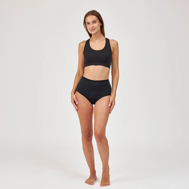 SNOCKS x femtis Period Panty - JULE Highwaist | Schwarz