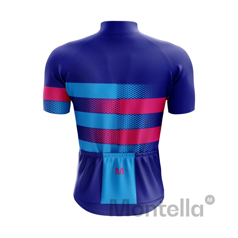 Men's Purple Dots Cycling Jersey