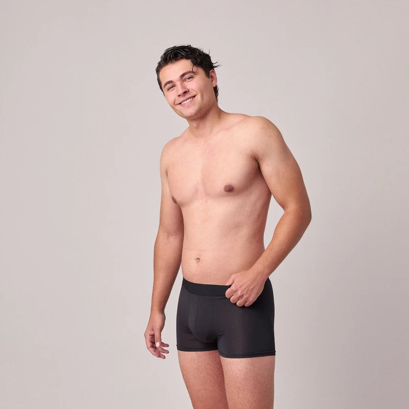 Premium Boxershorts ohne Logo | Schwarz