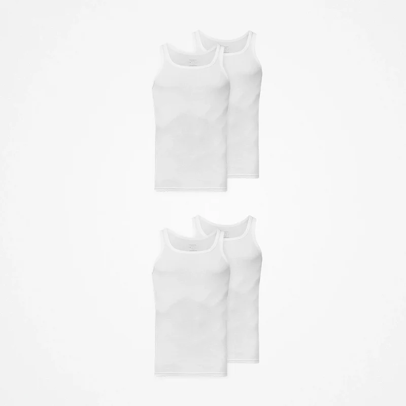 Unterhemd Tank Top Herren | Weiß