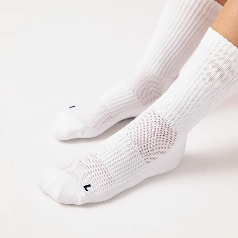Hohe Laufsocken | Schwarz-Weiß