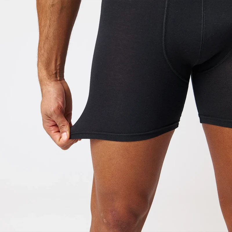 Lange Boxershorts ohne Logo | Mix (Rot/Olive/Blau)
