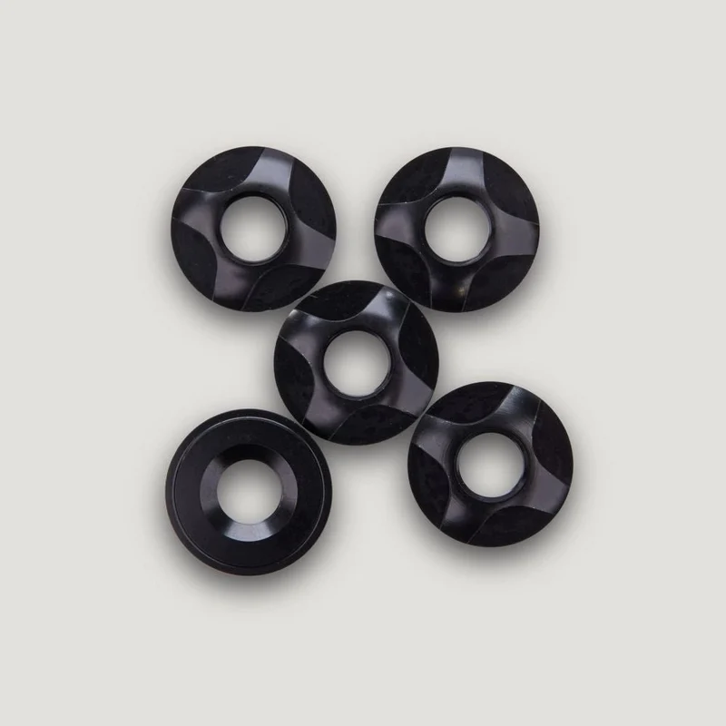 Kit: Lockring Resi End Cap 2017 LIVE [.150 TLG 1.050 OD] Al 6061 Black Ano Type II Quantity 5