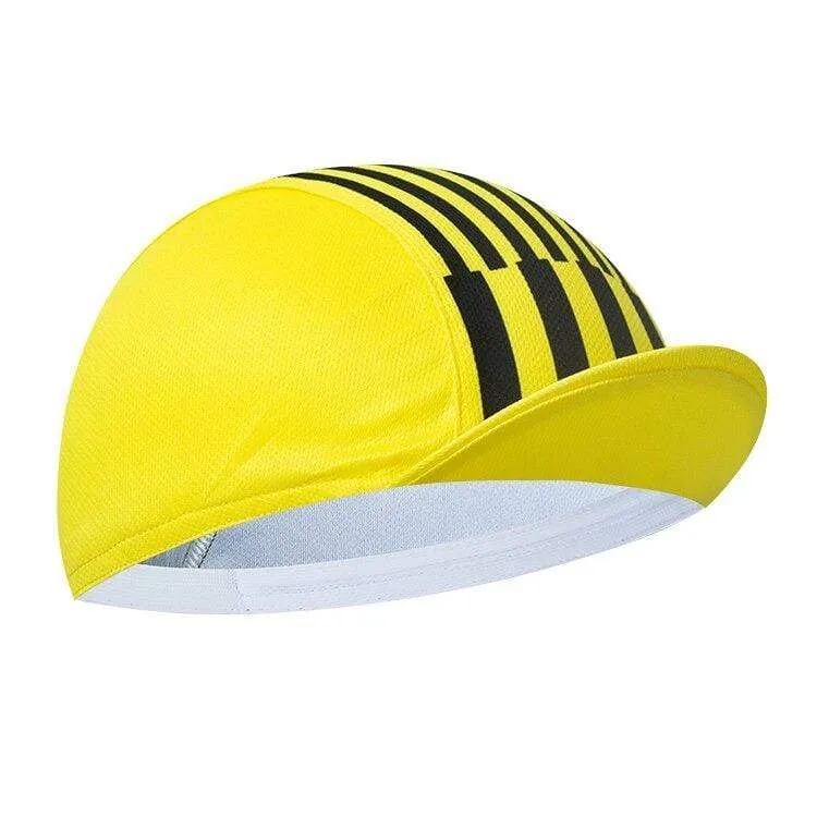 Yellow Quick-Dry Cycling Cap