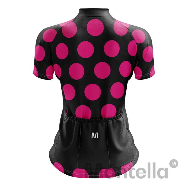 Women's Pink Dots Cycling Jersey or Shorts