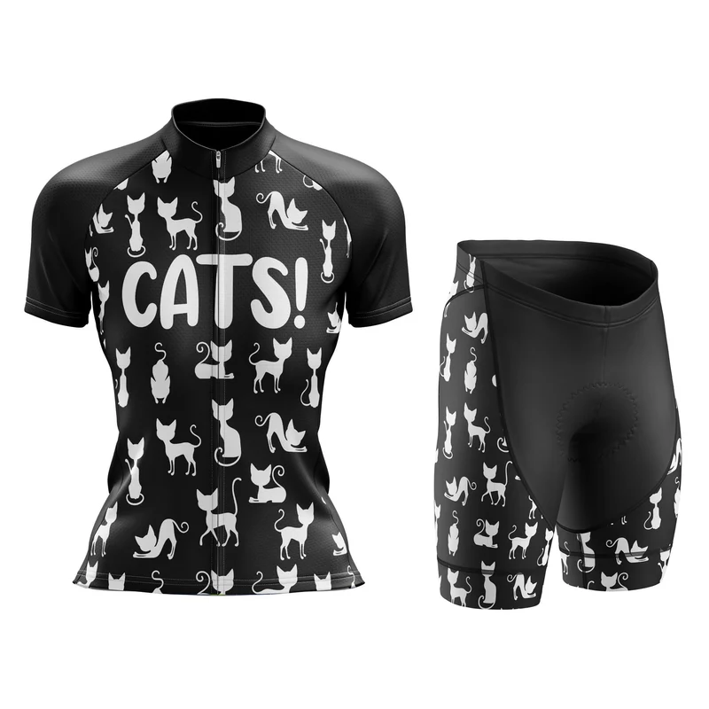 Women's Cats Cycling Jersey or Shorts