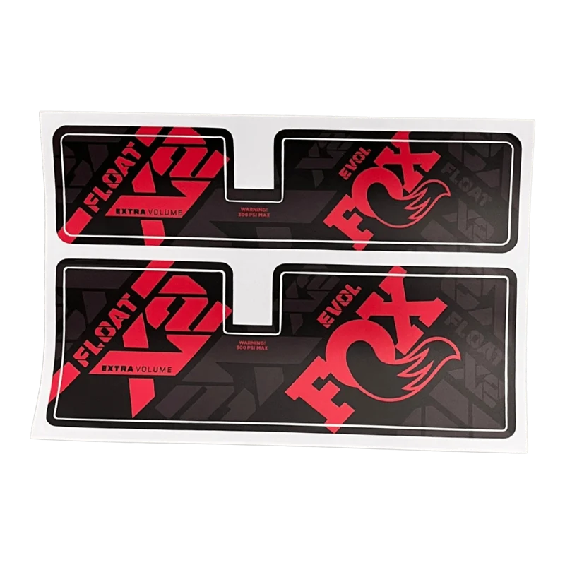 FOX Float X2 Factory Decal - Red Limited