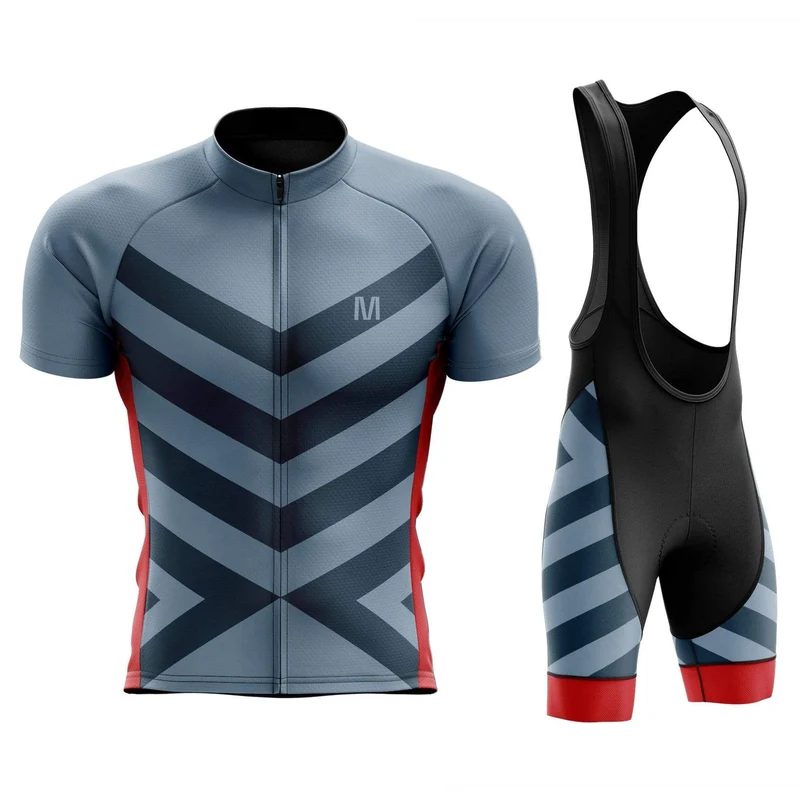 Men's Grey Pro Cycling Jersey or Bibs