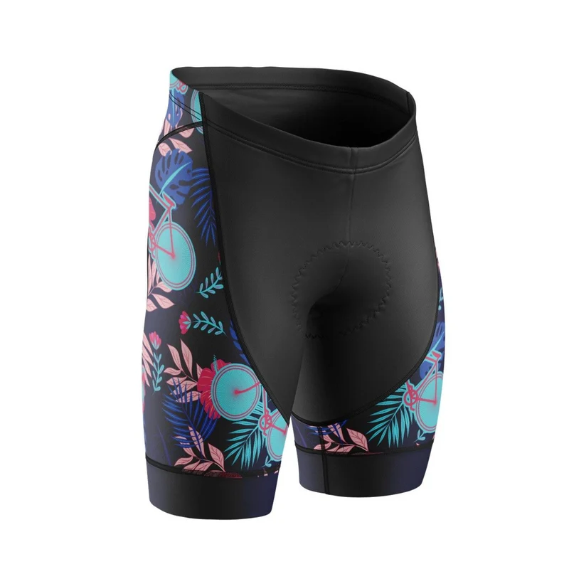 Women's Tropical Blue Cycling Shorts