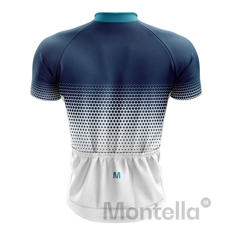 Men's White Pro Cycling Jersey