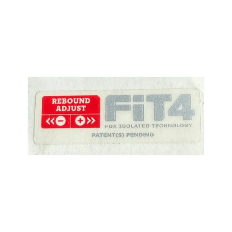 FOX FIT4 Rebound Adjust Decal | MJ 2016