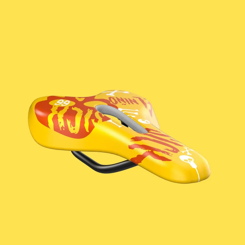 66sick El Niño Sattel Yellow | 135mm Breite