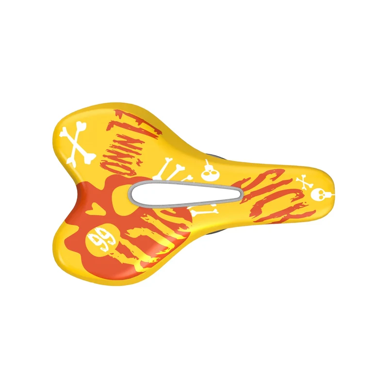 66sick El Niño Sattel Yellow | 135mm Breite