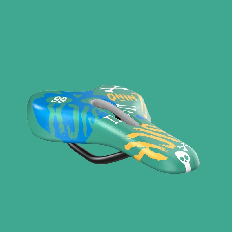 66sick El Niño Sattel Green | 135mm Breite