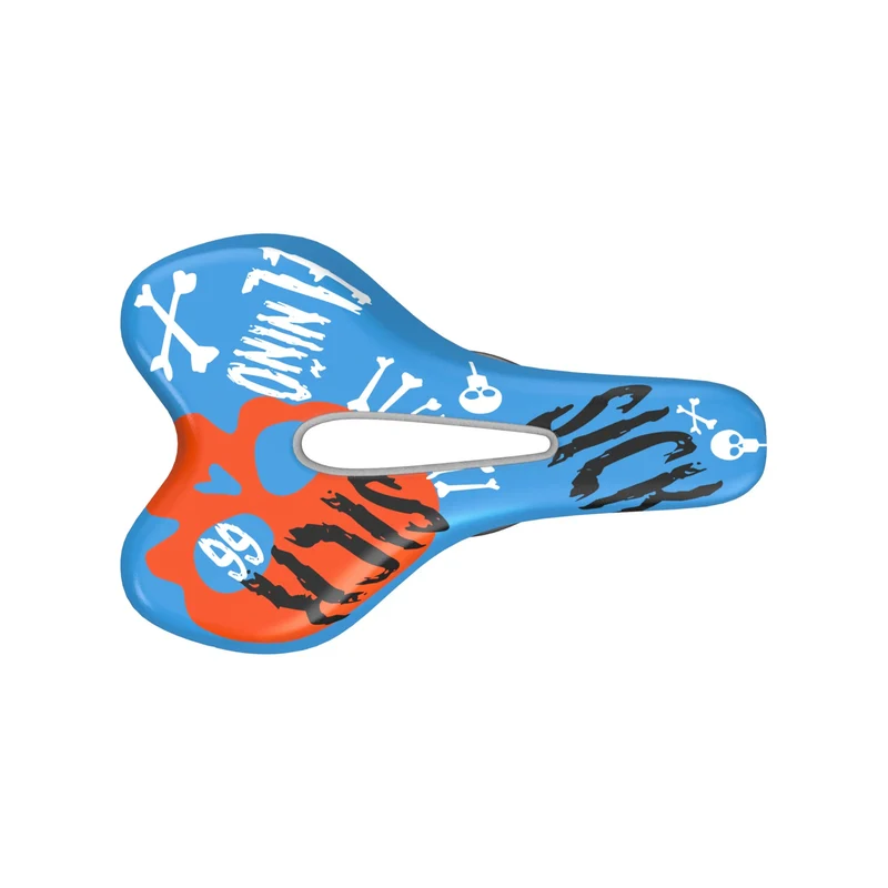 66sick El Niño Sattel Blue | 135mm Breite
