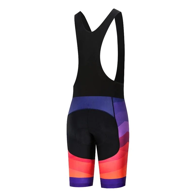 Women's Orange Pattern Cycling Jersey or Shorts