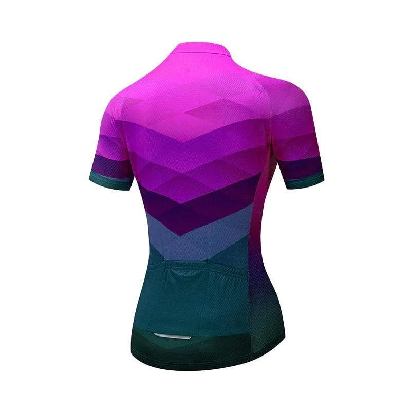 Women's Pink Pattern Cycling Jersey or Shorts