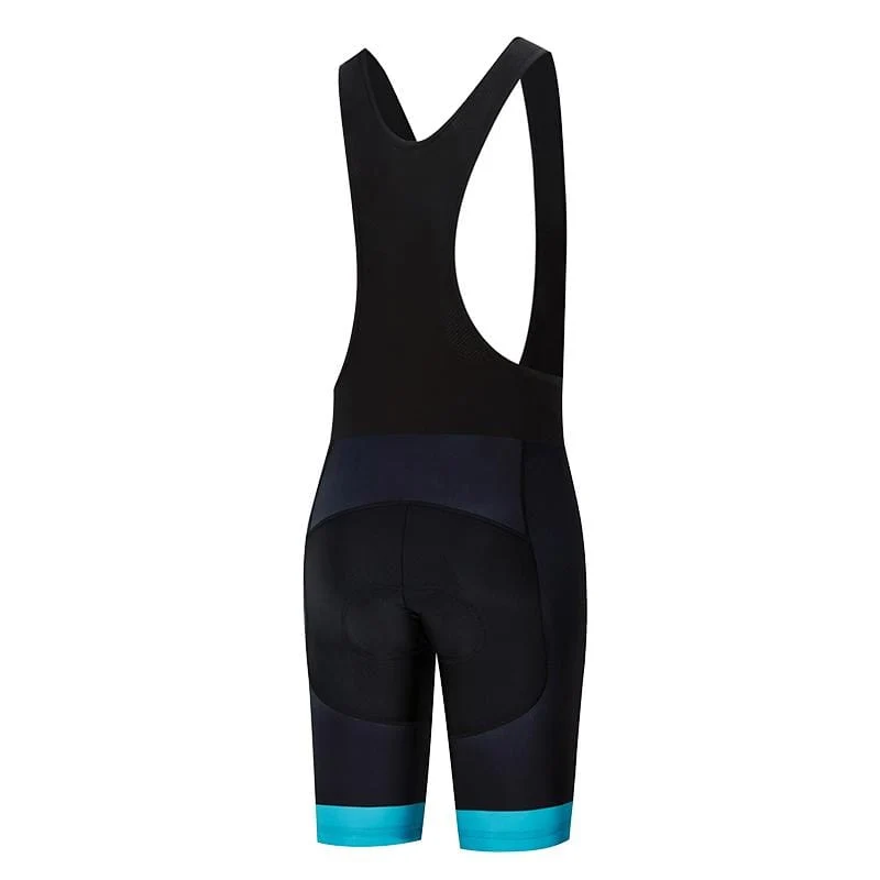 Women's Blue Gradient Cycling Jersey or Shorts