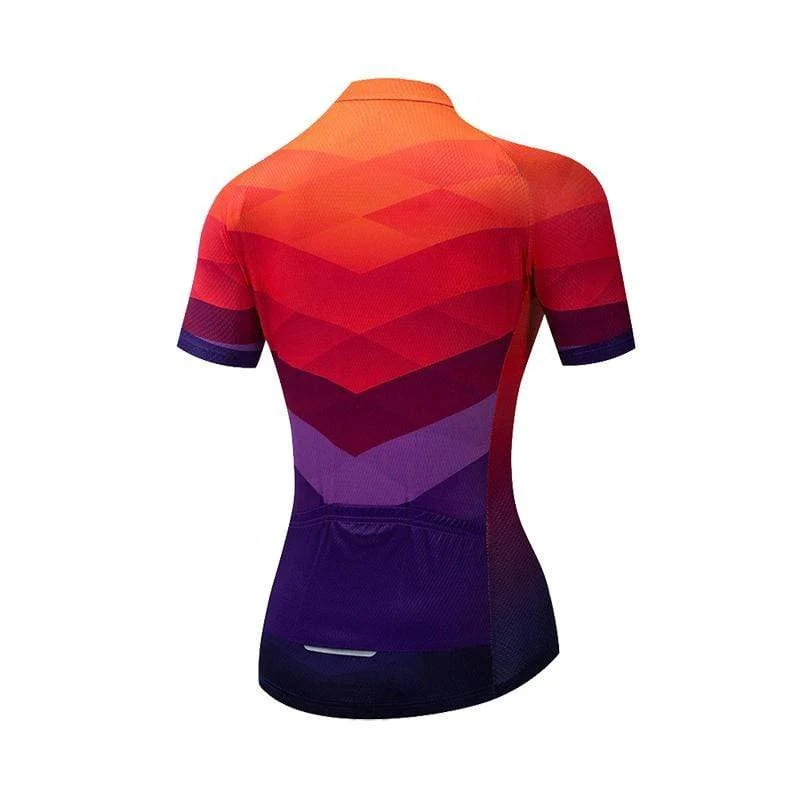 Women's Pink Patterns Cycling Jersey