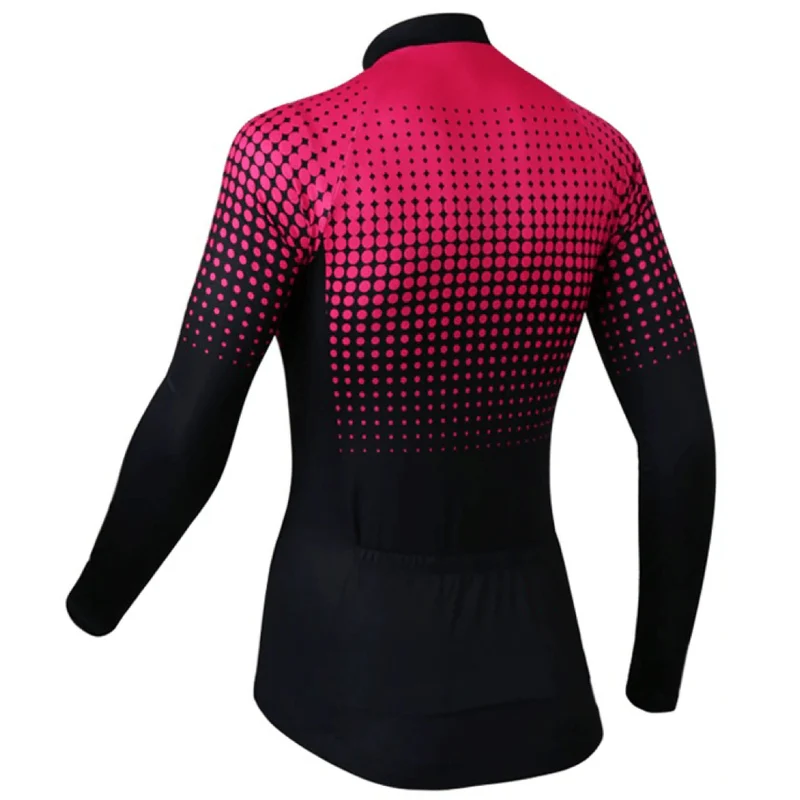 Women's Pink Long Sleeve Cycling Jersey or Pants
