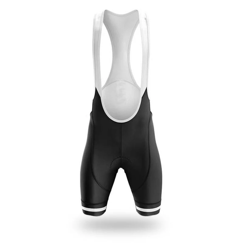 Men's Black Line Cycling Bib Shorts