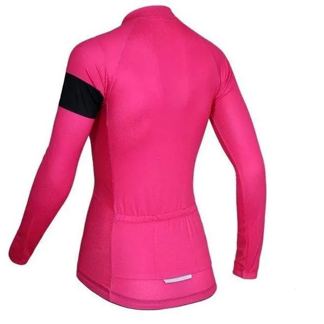 Women's Classy Long Sleeve Cycling Jersey