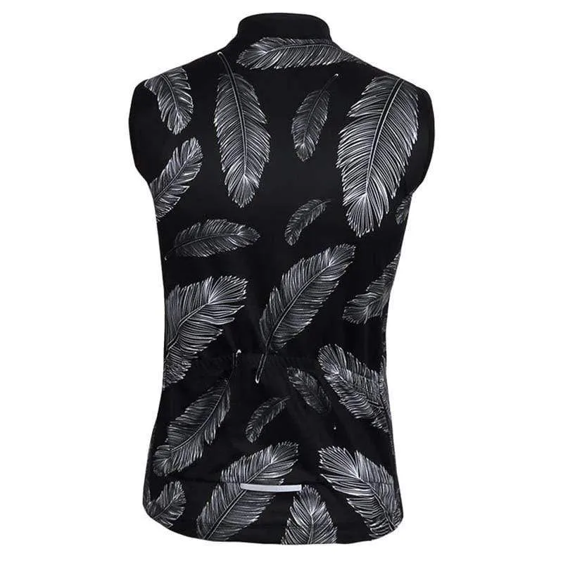 Men's Sleeveless Feathers Cycling Jersey