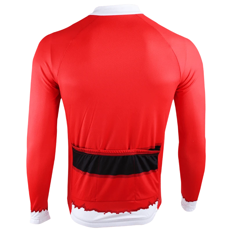 Santa Claus Long Sleeve Cycling Jersey