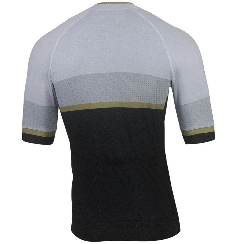 Grey Stylish Men's Cycling Jersey