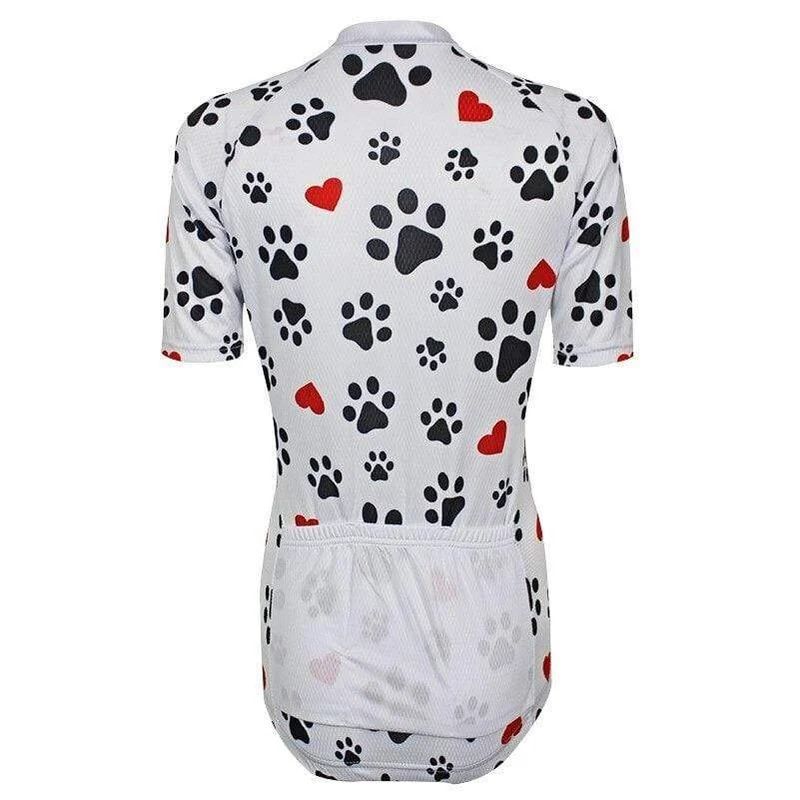 Women's Dog Paws Cycling Jersey