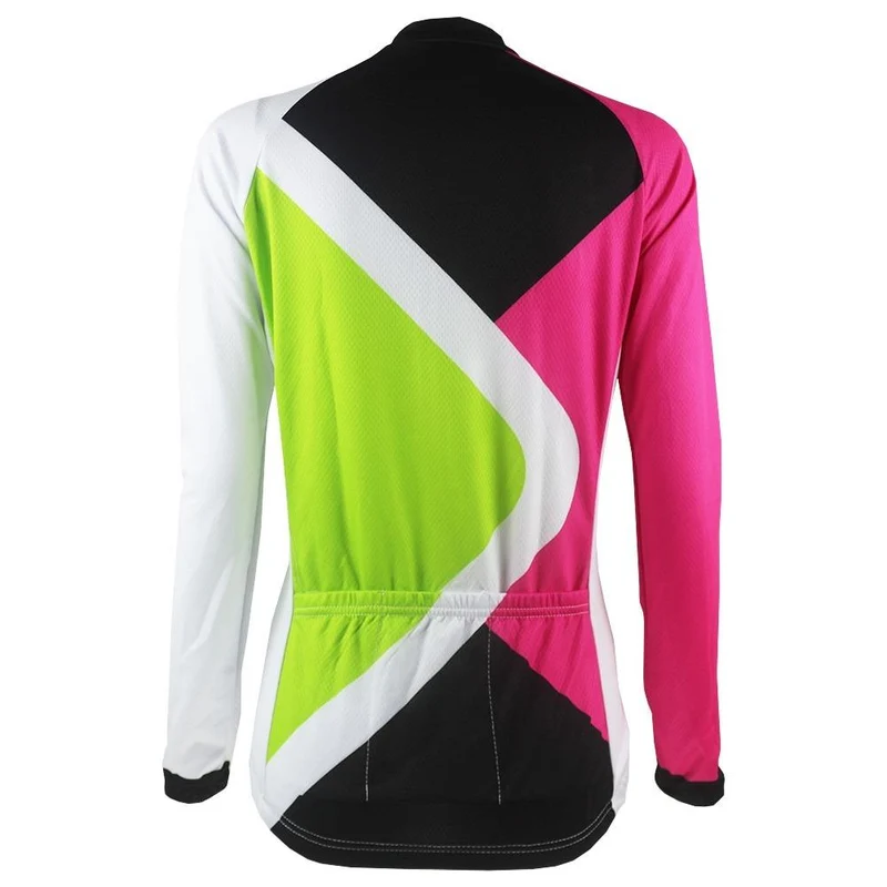 Women's Hi Vis Long Sleeve Cycling Jersey