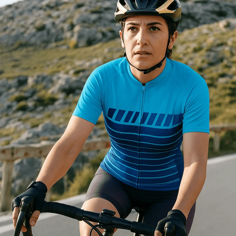 Women's Blue Speedy Cycling Jersey